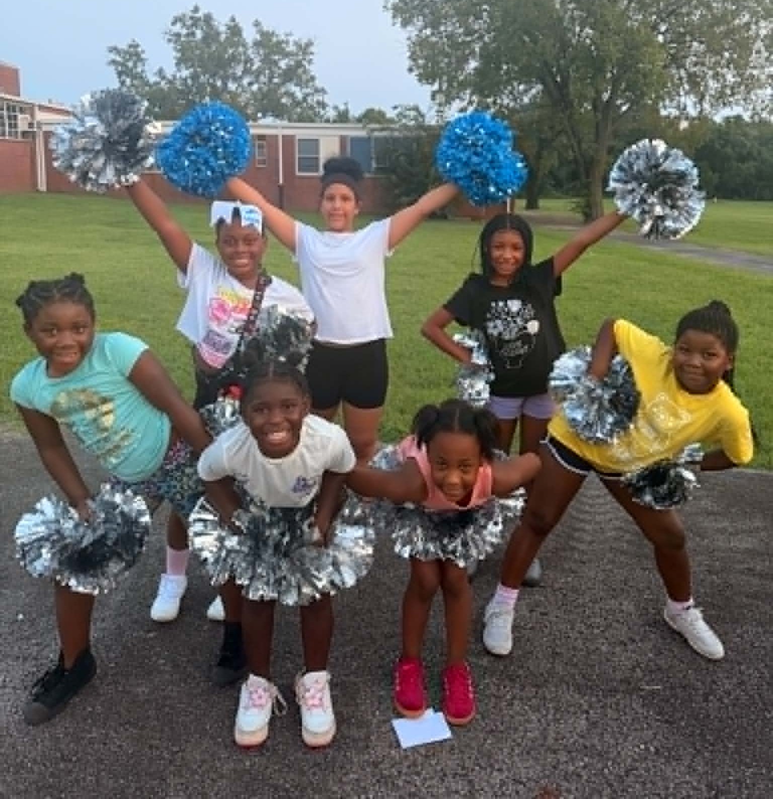 Music City Lions cheer squad in uniform