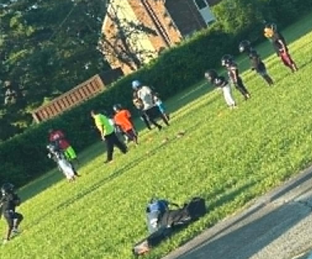 Music City Lions athletes on the field